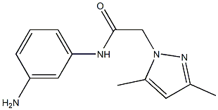 N-(3-aminophenyl)-2-(3,5-dimethyl-1H-pyrazol-1-yl)acetamide Structure