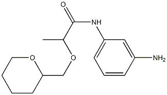N-(3-aminophenyl)-2-(oxan-2-ylmethoxy)propanamide Structure