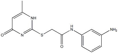 N-(3-aminophenyl)-2-[(6-methyl-4-oxo-1,4-dihydropyrimidin-2-yl)sulfanyl]acetamide