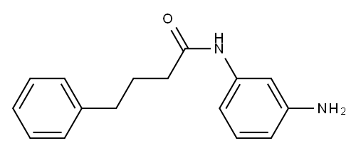 N-(3-aminophenyl)-4-phenylbutanamide Structure