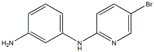 N-(3-aminophenyl)-N-(5-bromopyridin-2-yl)amine Struktur