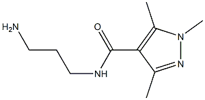 N-(3-aminopropyl)-1,3,5-trimethyl-1H-pyrazole-4-carboxamide