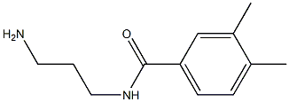 N-(3-aminopropyl)-3,4-dimethylbenzamide Structure