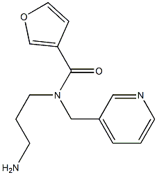 N-(3-aminopropyl)-N-(pyridin-3-ylmethyl)furan-3-carboxamide