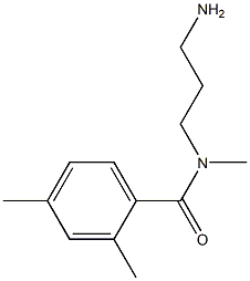 N-(3-aminopropyl)-N,2,4-trimethylbenzamide Struktur