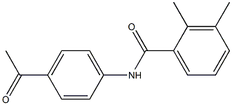 N-(4-acetylphenyl)-2,3-dimethylbenzamide Struktur