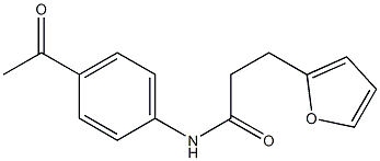 N-(4-acetylphenyl)-3-(furan-2-yl)propanamide