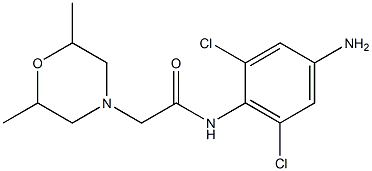 N-(4-amino-2,6-dichlorophenyl)-2-(2,6-dimethylmorpholin-4-yl)acetamide