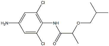 N-(4-amino-2,6-dichlorophenyl)-2-(2-methylpropoxy)propanamide