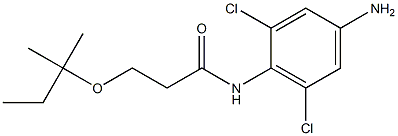 N-(4-amino-2,6-dichlorophenyl)-3-[(2-methylbutan-2-yl)oxy]propanamide