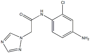 N-(4-amino-2-chlorophenyl)-2-(1H-1,2,4-triazol-1-yl)acetamide Structure