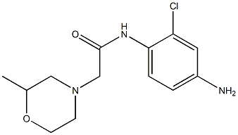 N-(4-amino-2-chlorophenyl)-2-(2-methylmorpholin-4-yl)acetamide