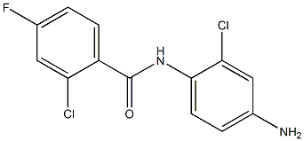 N-(4-amino-2-chlorophenyl)-2-chloro-4-fluorobenzamide Struktur