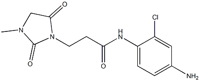 N-(4-amino-2-chlorophenyl)-3-(3-methyl-2,5-dioxoimidazolidin-1-yl)propanamide