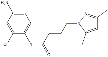 N-(4-amino-2-chlorophenyl)-4-(3,5-dimethyl-1H-pyrazol-1-yl)butanamide