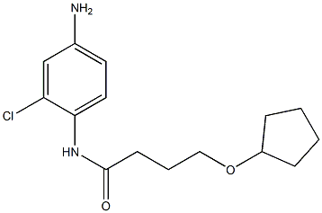 N-(4-amino-2-chlorophenyl)-4-(cyclopentyloxy)butanamide Struktur
