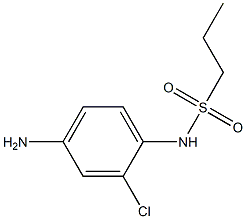 N-(4-amino-2-chlorophenyl)propane-1-sulfonamide