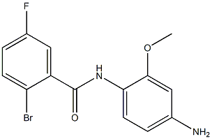N-(4-amino-2-methoxyphenyl)-2-bromo-5-fluorobenzamide Structure