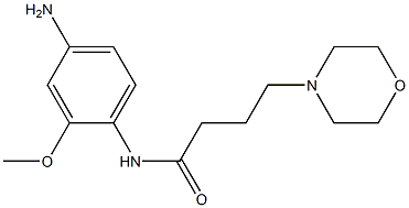 N-(4-amino-2-methoxyphenyl)-4-morpholin-4-ylbutanamide