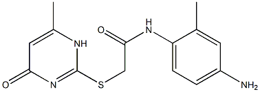 N-(4-amino-2-methylphenyl)-2-[(6-methyl-4-oxo-1,4-dihydropyrimidin-2-yl)sulfanyl]acetamide