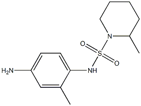 N-(4-amino-2-methylphenyl)-2-methylpiperidine-1-sulfonamide 结构式