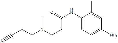 N-(4-amino-2-methylphenyl)-3-[(2-cyanoethyl)(methyl)amino]propanamide