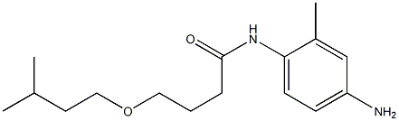 N-(4-amino-2-methylphenyl)-4-(3-methylbutoxy)butanamide Structure