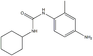 N-(4-amino-2-methylphenyl)-N'-cyclohexylurea Struktur