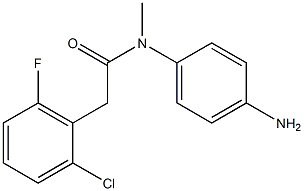 N-(4-aminophenyl)-2-(2-chloro-6-fluorophenyl)-N-methylacetamide