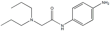 N-(4-aminophenyl)-2-(dipropylamino)acetamide 结构式