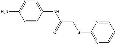 N-(4-aminophenyl)-2-(pyrimidin-2-ylsulfanyl)acetamide