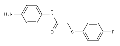 N-(4-aminophenyl)-2-[(4-fluorophenyl)sulfanyl]acetamide|