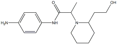 N-(4-aminophenyl)-2-[2-(2-hydroxyethyl)piperidin-1-yl]propanamide