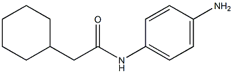 N-(4-aminophenyl)-2-cyclohexylacetamide 结构式
