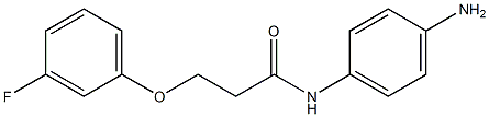 N-(4-aminophenyl)-3-(3-fluorophenoxy)propanamide