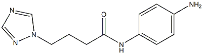 N-(4-aminophenyl)-4-(1H-1,2,4-triazol-1-yl)butanamide 结构式