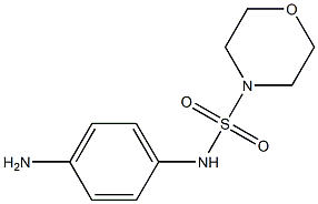 N-(4-aminophenyl)morpholine-4-sulfonamide Struktur
