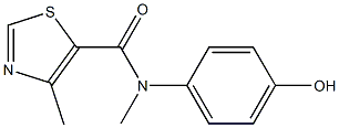  N-(4-hydroxyphenyl)-N,4-dimethyl-1,3-thiazole-5-carboxamide