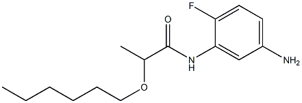N-(5-amino-2-fluorophenyl)-2-(hexyloxy)propanamide|