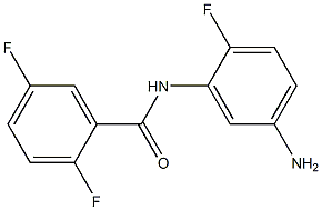N-(5-amino-2-fluorophenyl)-2,5-difluorobenzamide Struktur