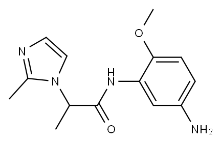 N-(5-amino-2-methoxyphenyl)-2-(2-methyl-1H-imidazol-1-yl)propanamide