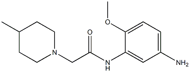 N-(5-amino-2-methoxyphenyl)-2-(4-methylpiperidin-1-yl)acetamide
