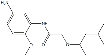 N-(5-amino-2-methoxyphenyl)-2-[(4-methylpentan-2-yl)oxy]acetamide Structure