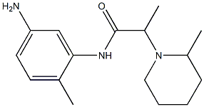 N-(5-amino-2-methylphenyl)-2-(2-methylpiperidin-1-yl)propanamide