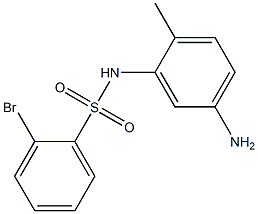 N-(5-amino-2-methylphenyl)-2-bromobenzene-1-sulfonamide