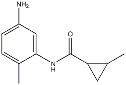 N-(5-amino-2-methylphenyl)-2-methylcyclopropanecarboxamide Structure