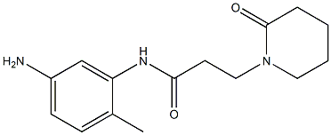N-(5-amino-2-methylphenyl)-3-(2-oxopiperidin-1-yl)propanamide