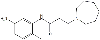 N-(5-amino-2-methylphenyl)-3-azepan-1-ylpropanamide