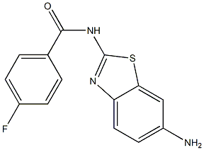 N-(6-amino-1,3-benzothiazol-2-yl)-4-fluorobenzamide Struktur