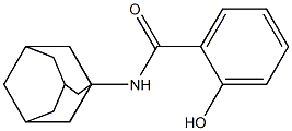 N-(adamantan-1-yl)-2-hydroxybenzamide Struktur
